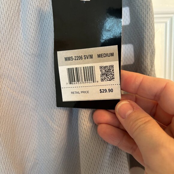 Galaxy by Harvic Men's Shorts - Silver 22" - Size M - NWT - Picture 3 of 9